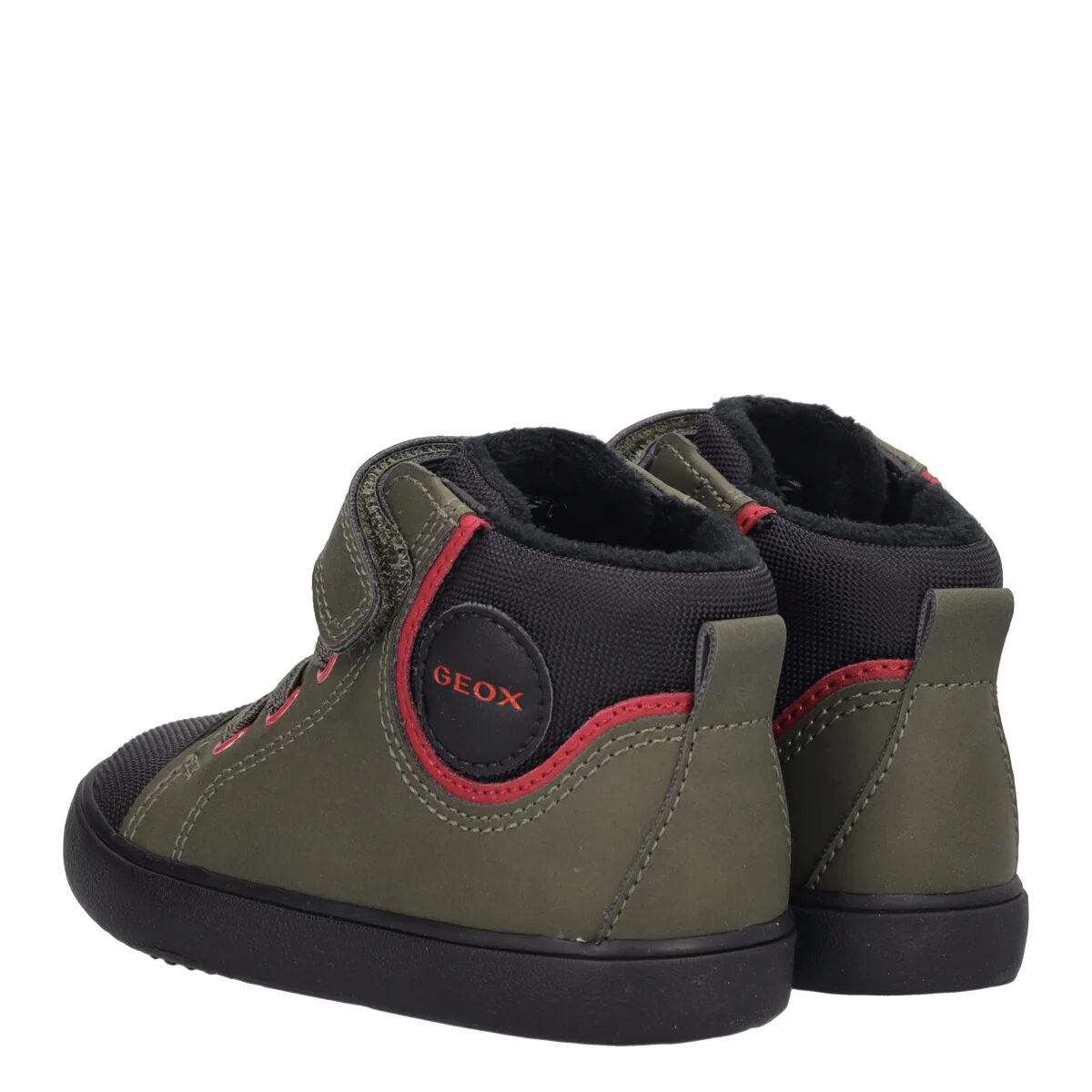 GISLI Sneakers Alta Bambino Verde e Nera - Image 4