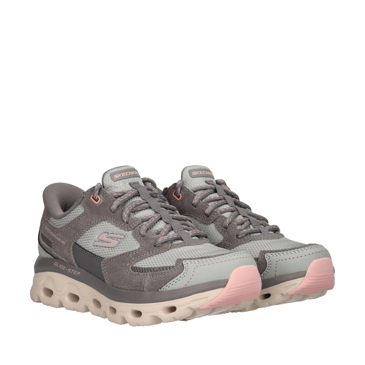 GLIDE STEPSOLE Sneakers Donna Grigie e Rosa - Image 3