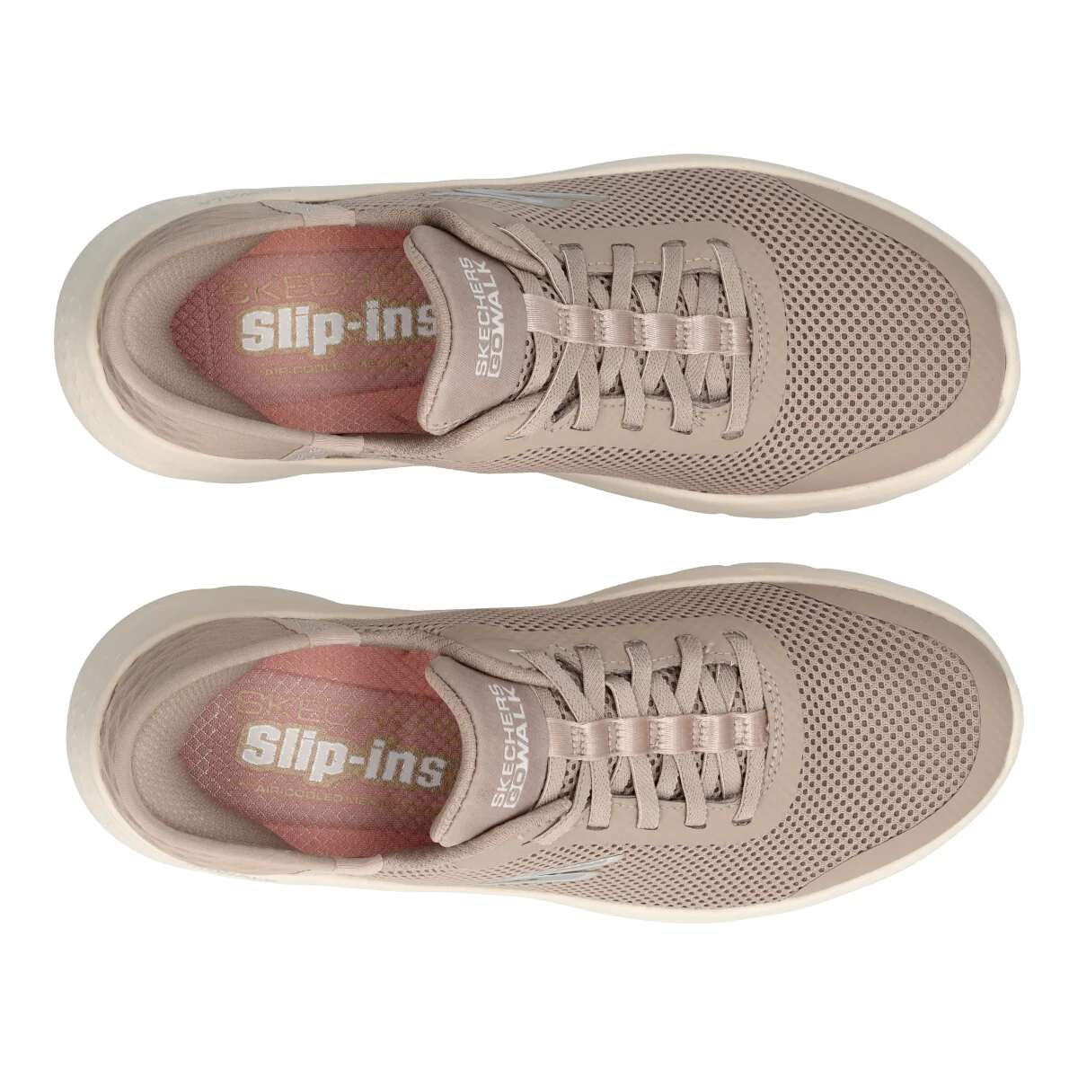 GO WALK FLEX Running Donna Beige - Image 5