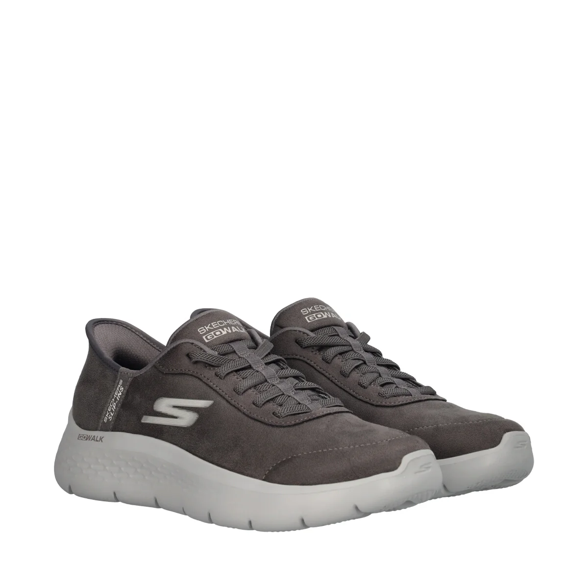 GO WALK FLEX Sneakers Donna Slip-on Grigie - Image 3