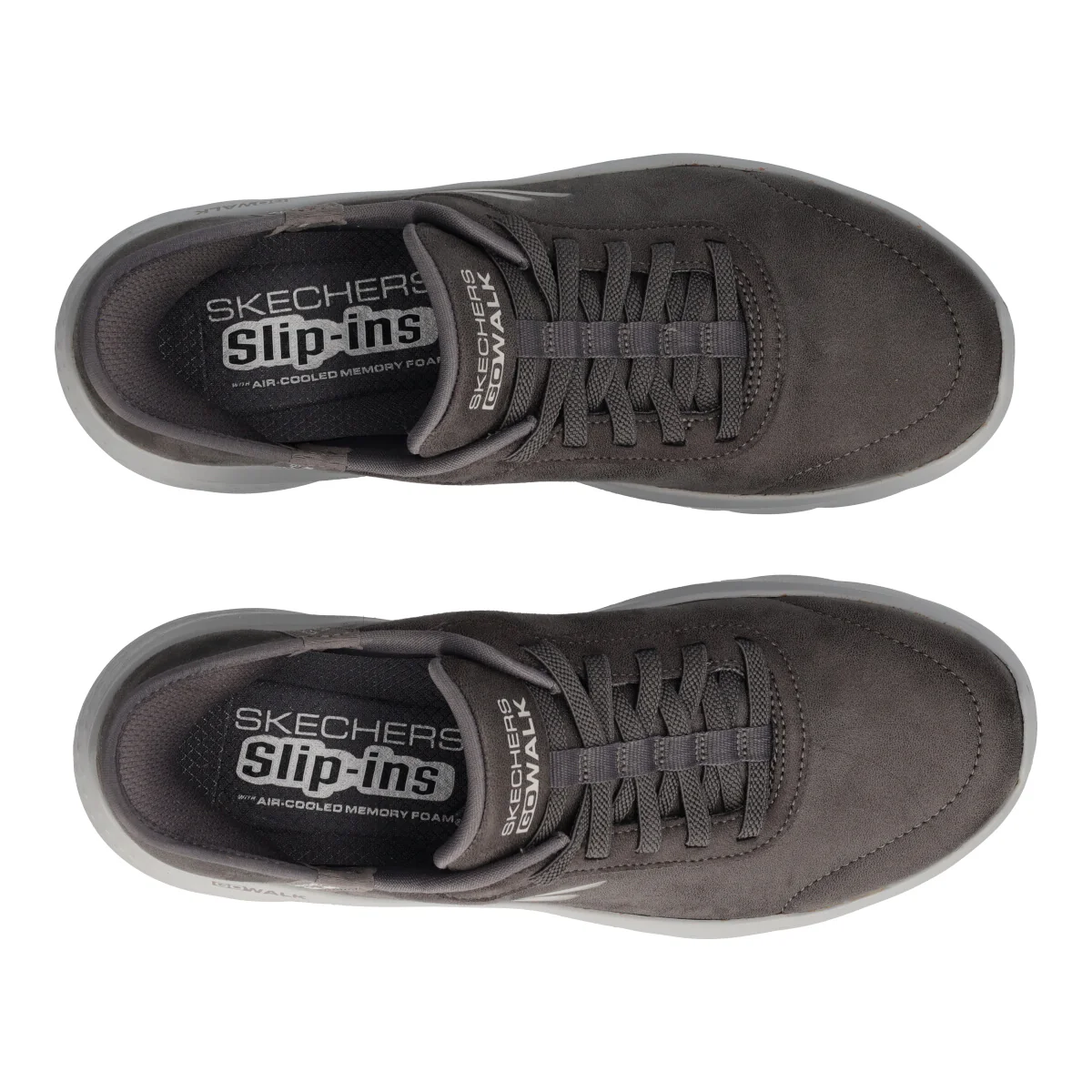 GO WALK FLEX Sneakers Donna Slip-on Grigie - Image 5