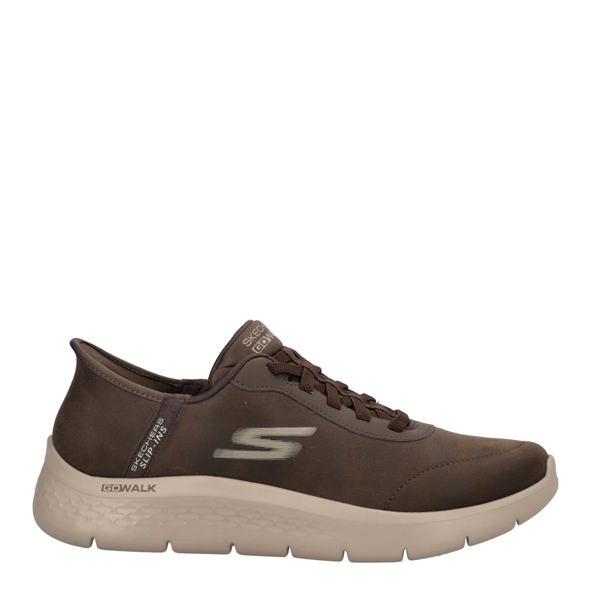 GO WALK FLEX Sneakers Slip-on Uomo Marroni