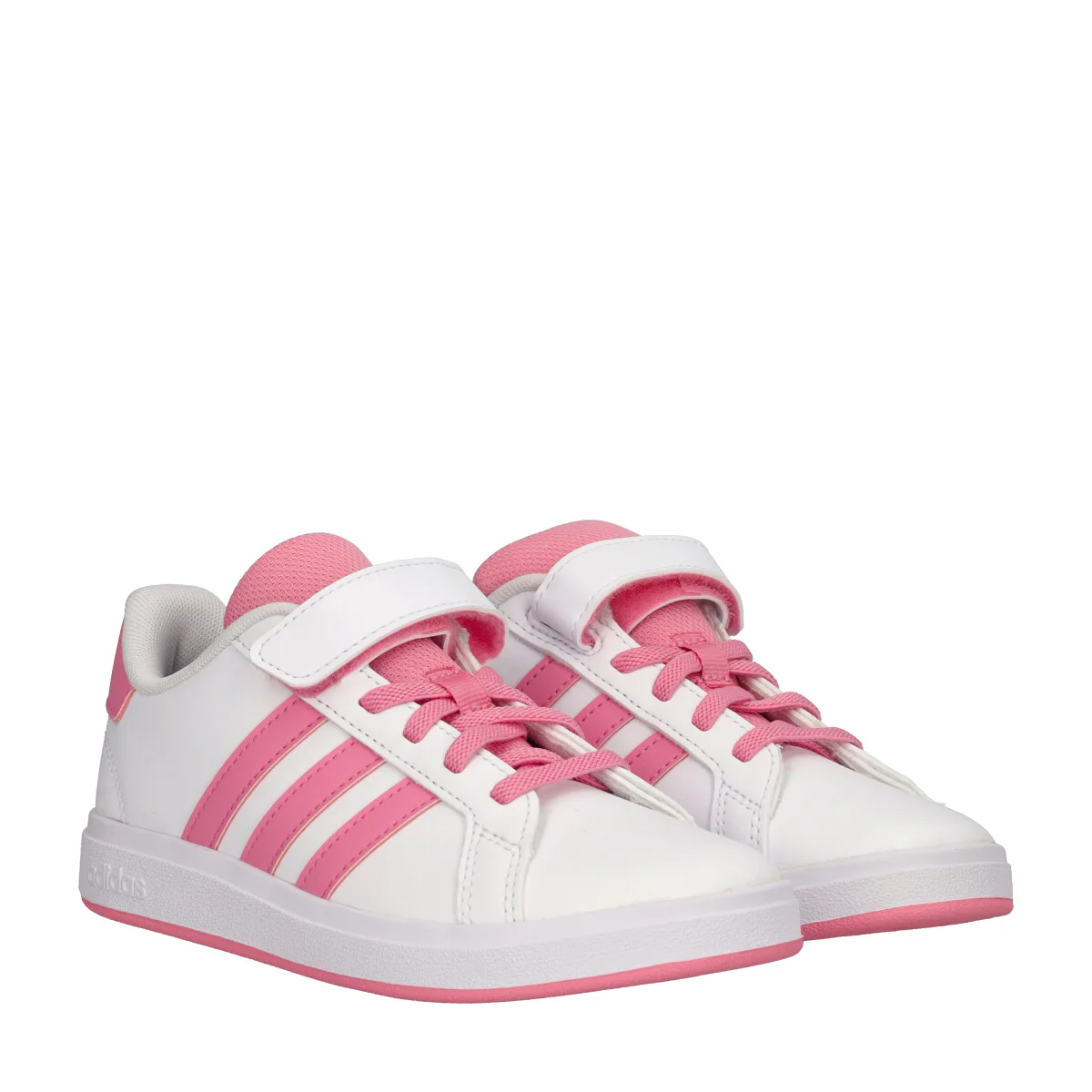 GRAND COURT 2.0 Sneakers Bambina Bianche e Rosa - Image 3