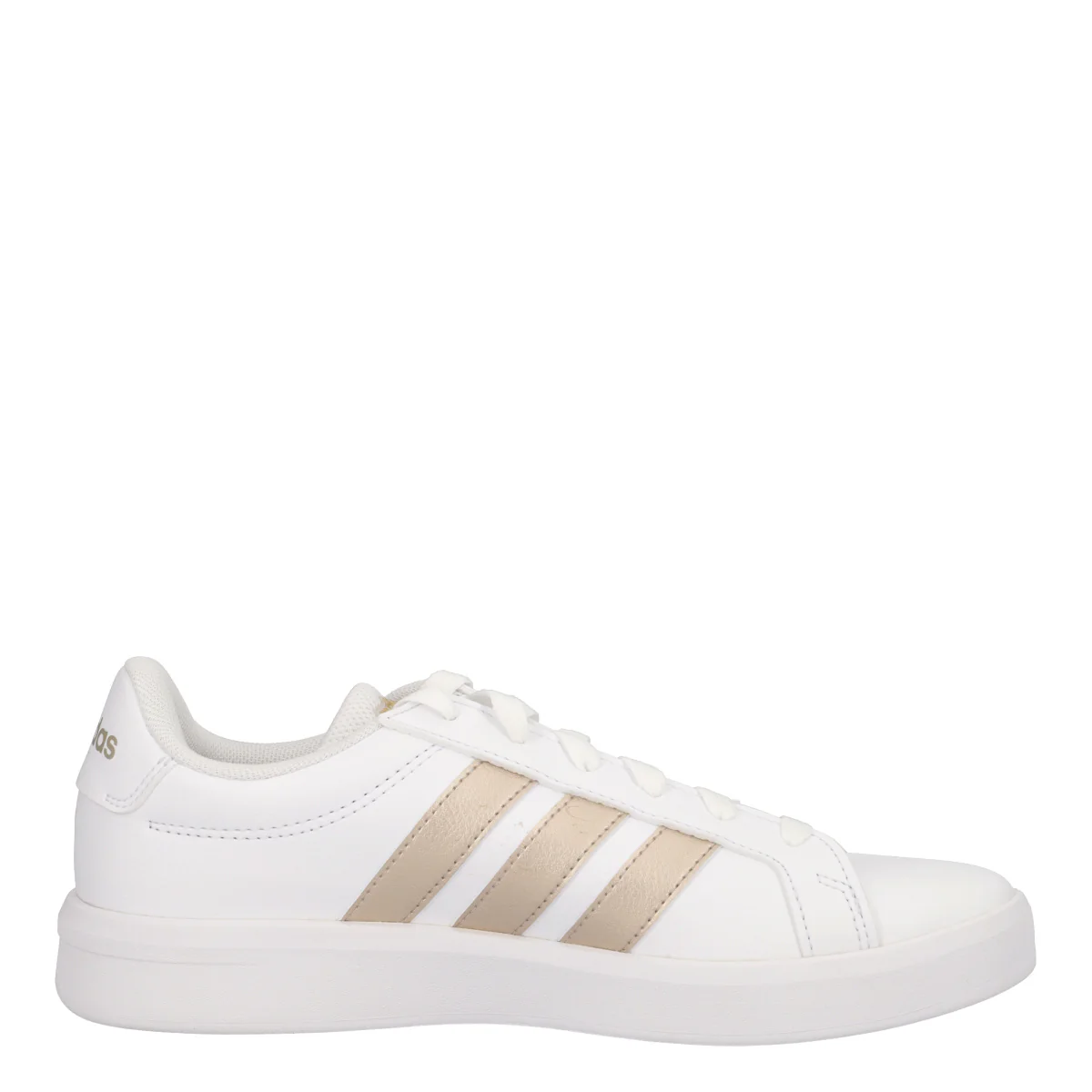 GRAND COURT BASE 3.0 Sneakers Donna Bianche e Oro - Image 2