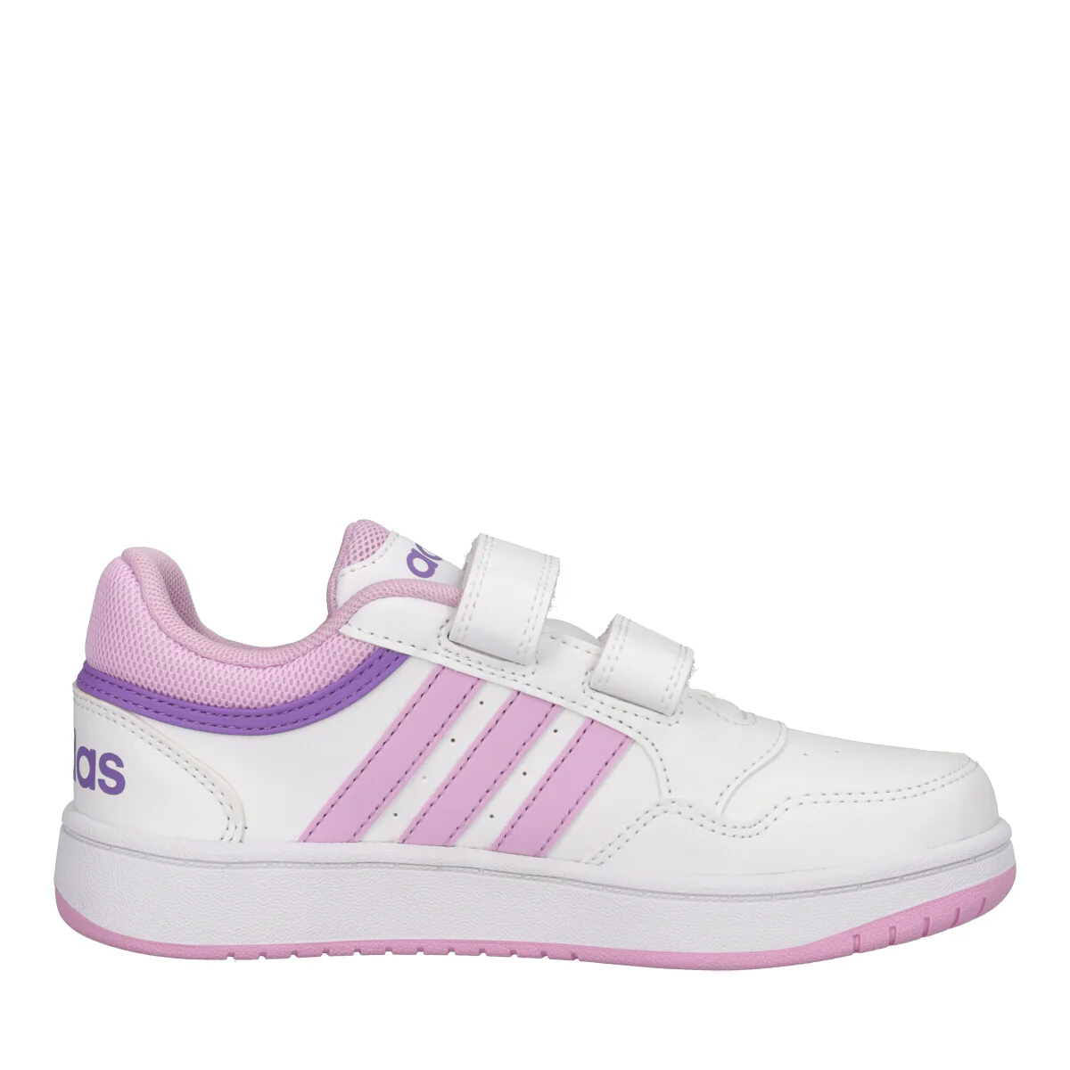 HOOPS 3.0 CF Sneakers Bambina Bianche e Rosa - Image 2