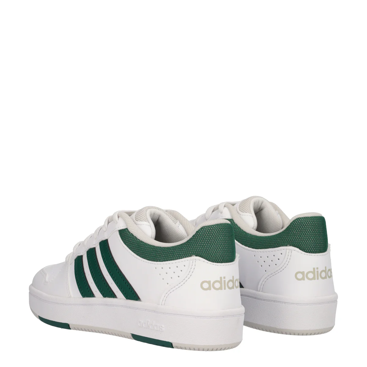 HOOPS CLASSIC J Sneakers Junior Bianche e Verdi - Image 4