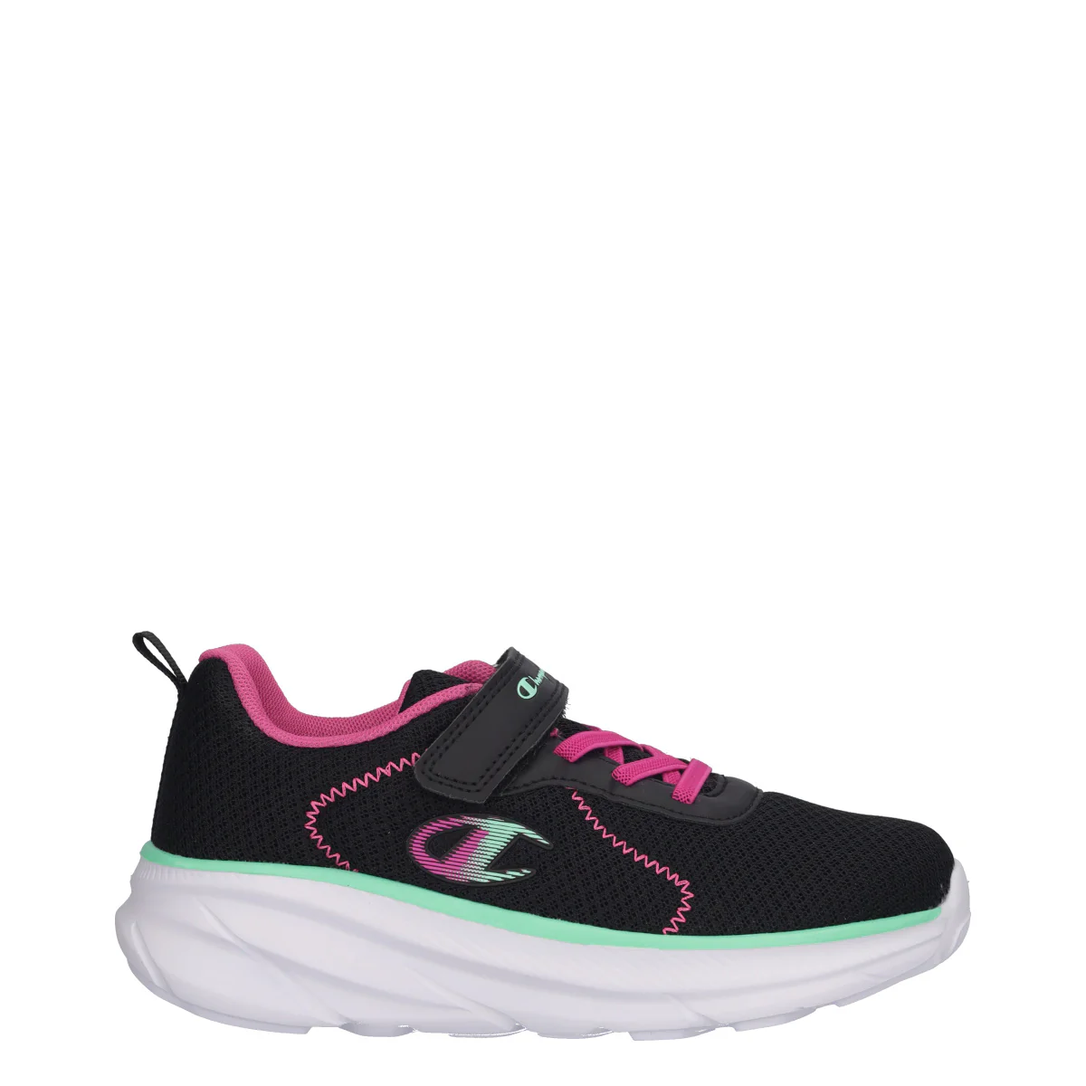 HRO J G PS Sneakers Bambina Nere e Fuxia