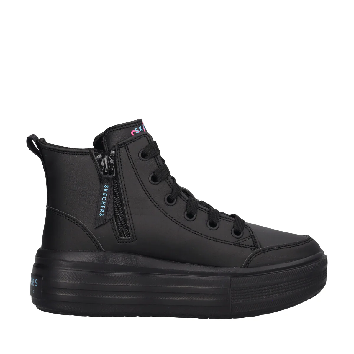 HYPERLIFT Sneakers Bambina Nere e Cuori Multicolor - Image 2