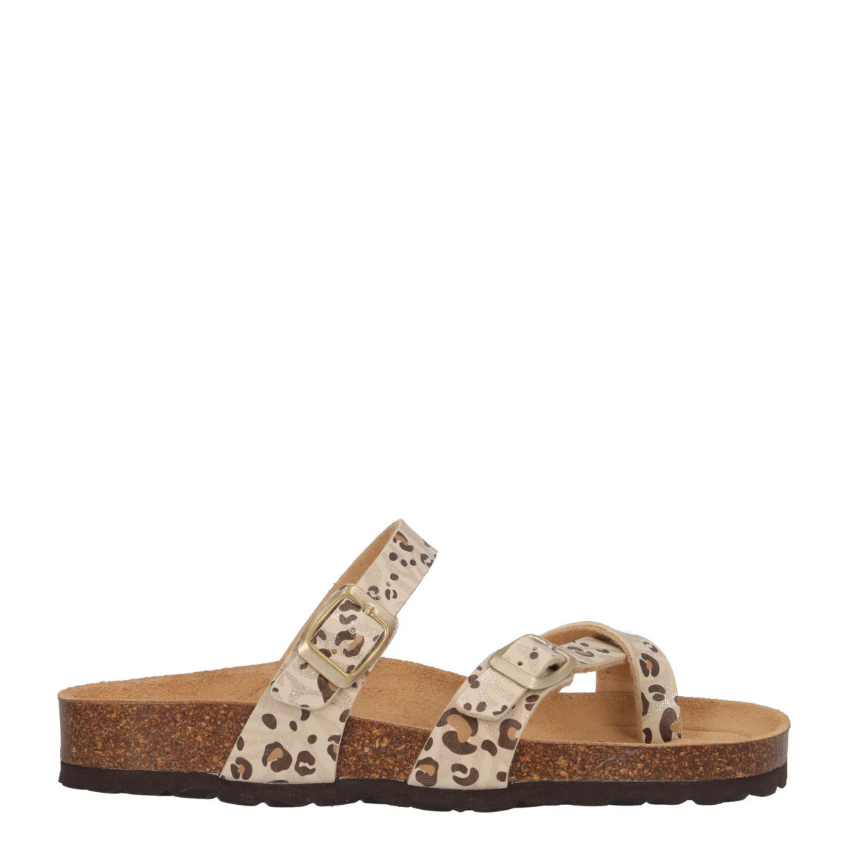 Infradito Donna Beige Animalier