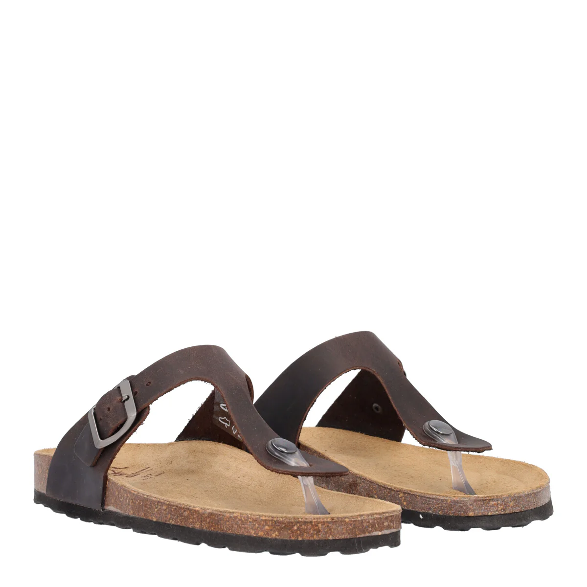 Infradito Donna Marrone Rustico in Pelle - Image 3