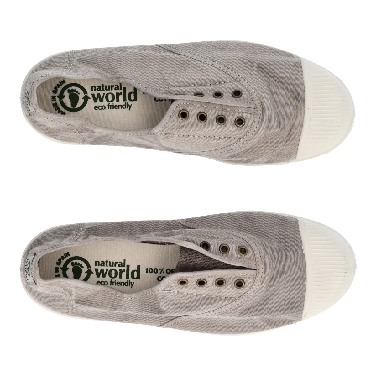 INGLES Sneakers Slip-on Donna Grigio Chiaro - Image 5