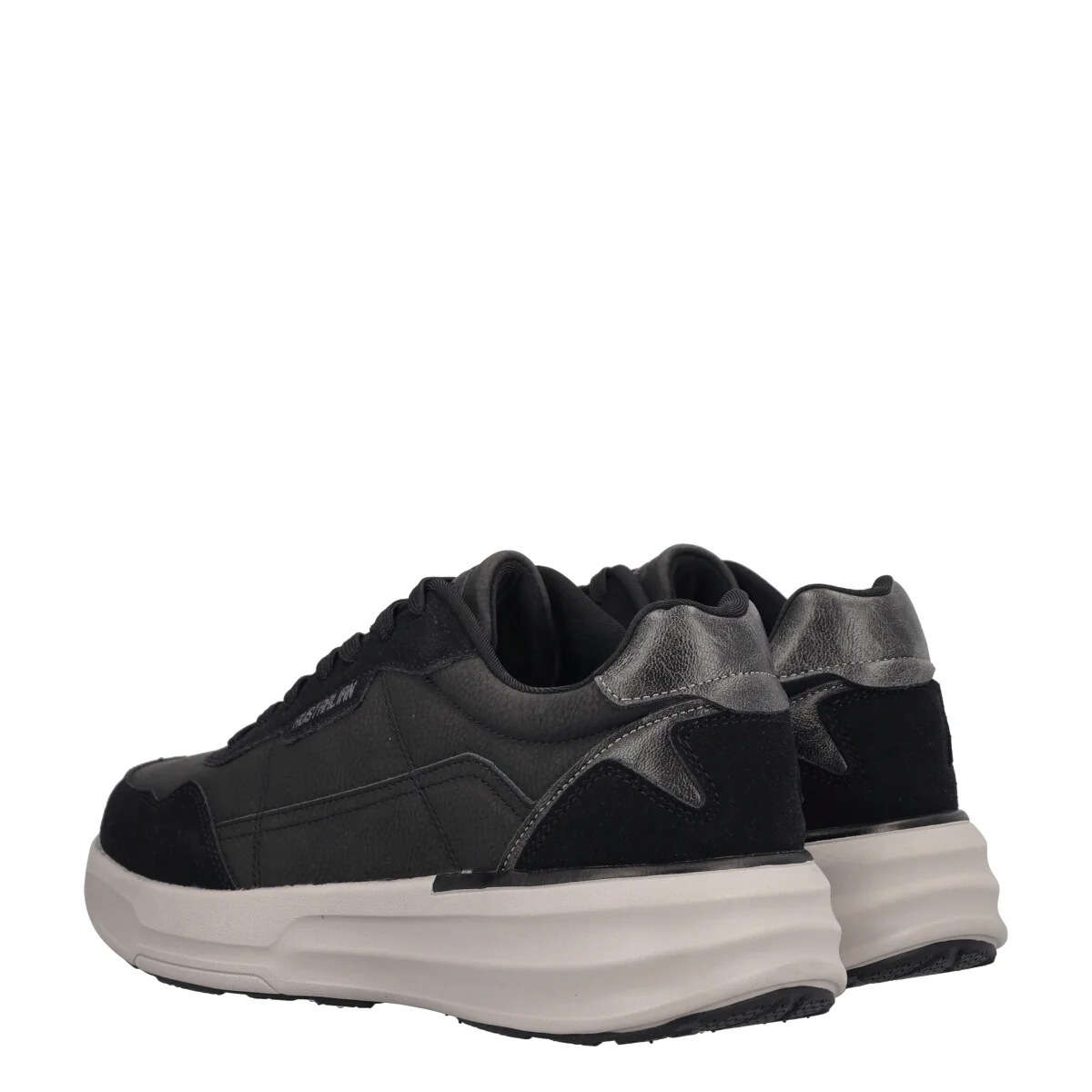 INTERVAL Sneakers Uomo Nere - Image 4