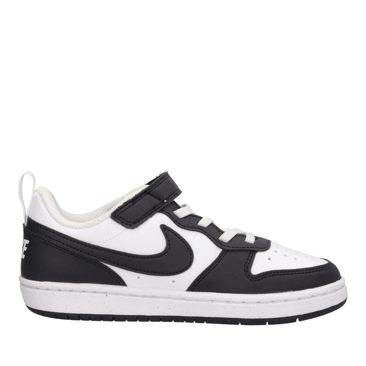 JR COURT BOROUGH LOW RECRAFT P Sneakers Bambini Bianche e Nere - Image 2