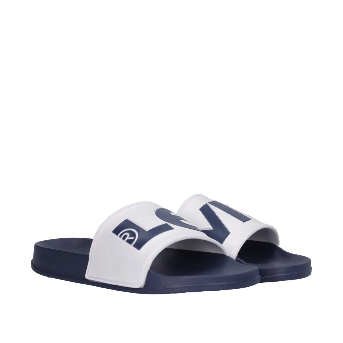 JUNEL Ciabatte Mare Bambini Blu e Bianche - Image 3
