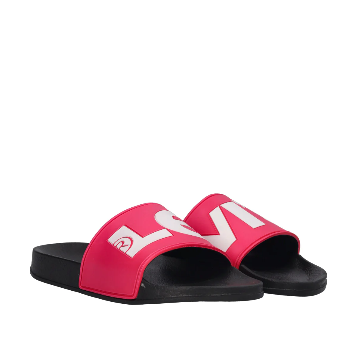JUNEL Ciabatte Mare Bambini Nere e Fucsia - Image 3