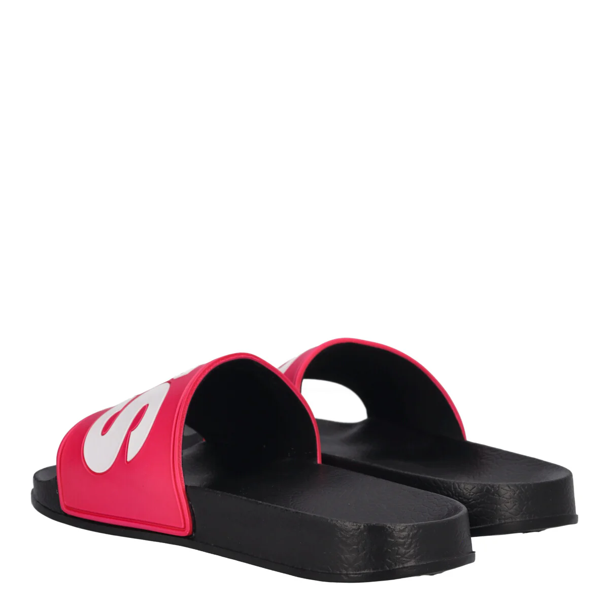 JUNEL Ciabatte Mare Bambini Nere e Fucsia - Image 4