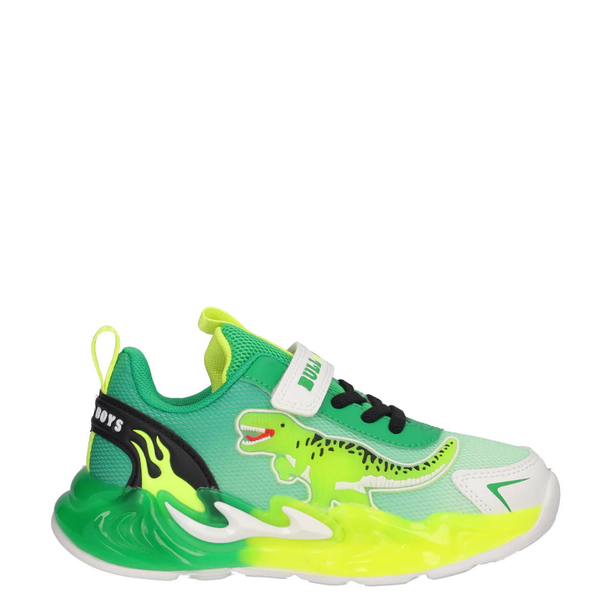 JURASSIC REX Sneakers Bambini Verde con Luci
