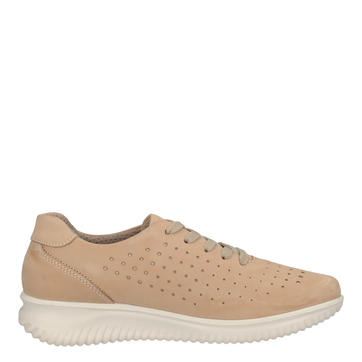 KAYLA Sneakers Comfort Donna Beige in Pelle - Image 2