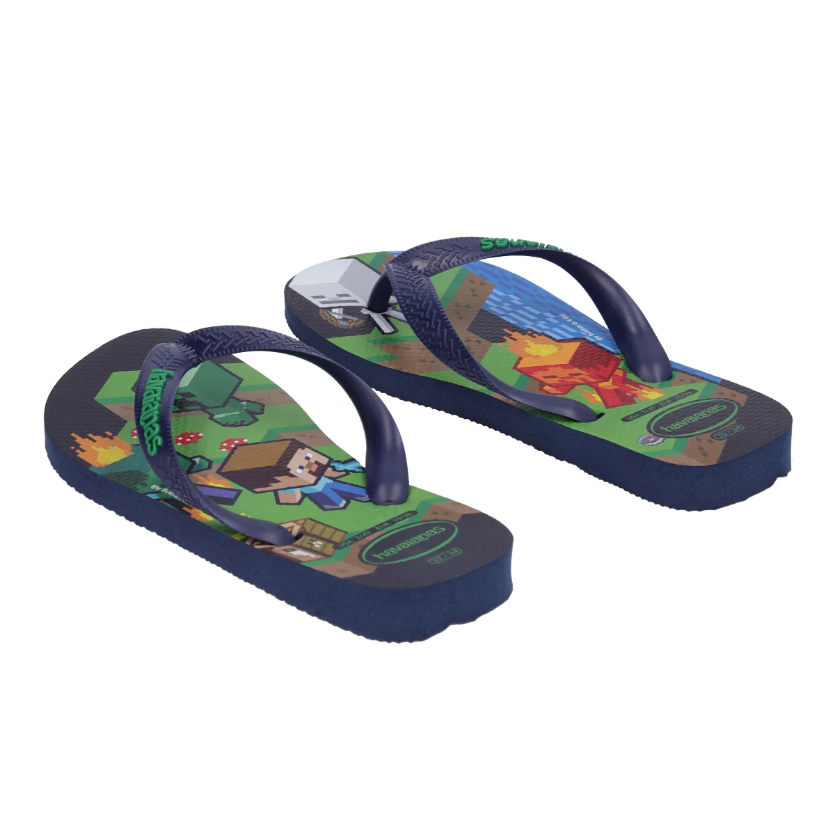 KIDS MINECRAFT Infradito Bambino Blu - Image 4