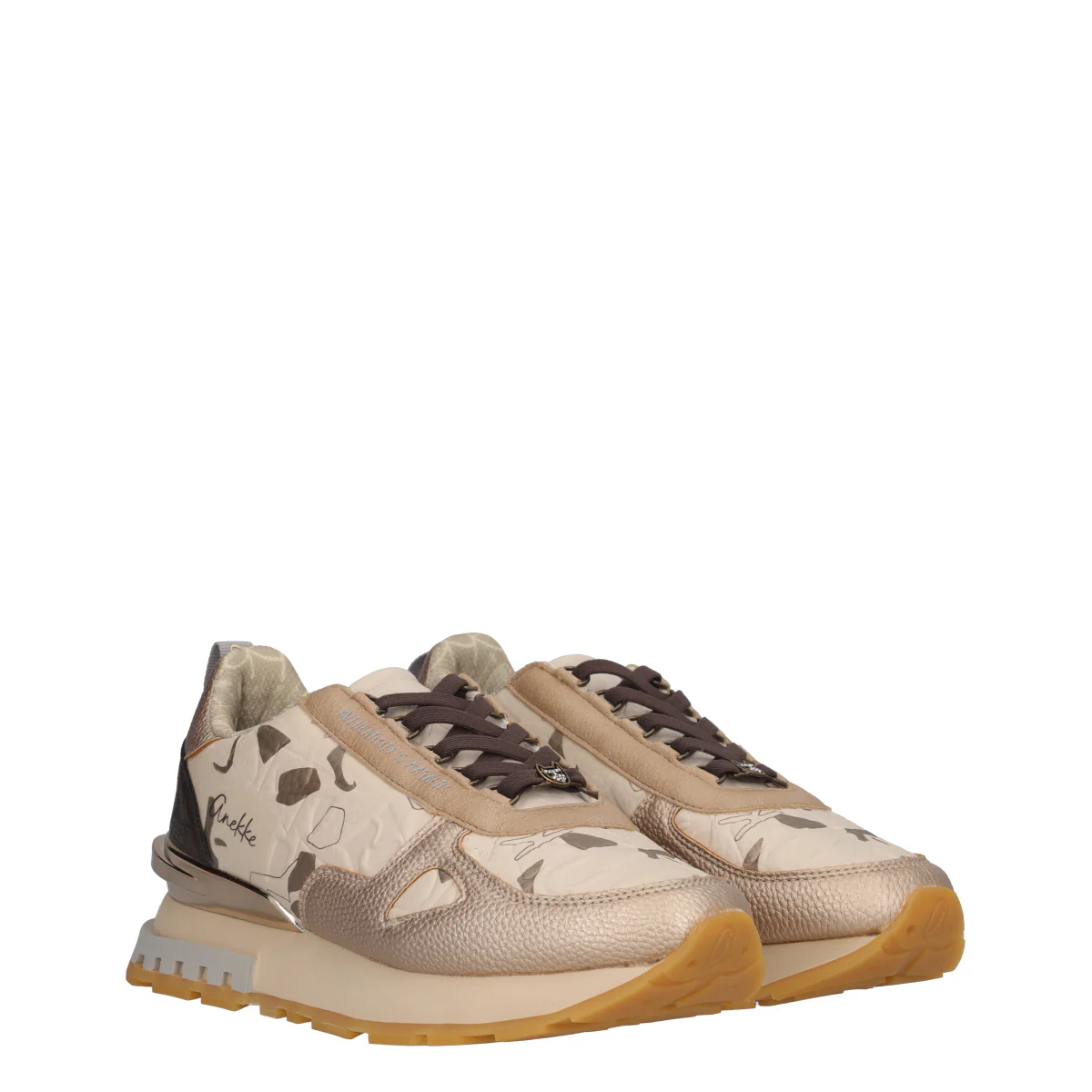 LISBOA Sneakers Donna Beige - Image 3