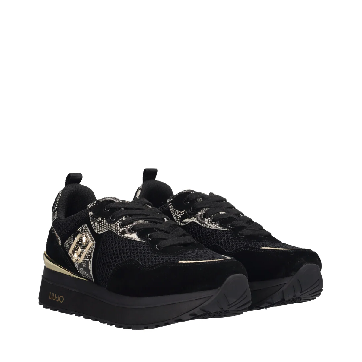LIU JO MAXI WONDER 01 Sneakers Donna Nere - Image 3