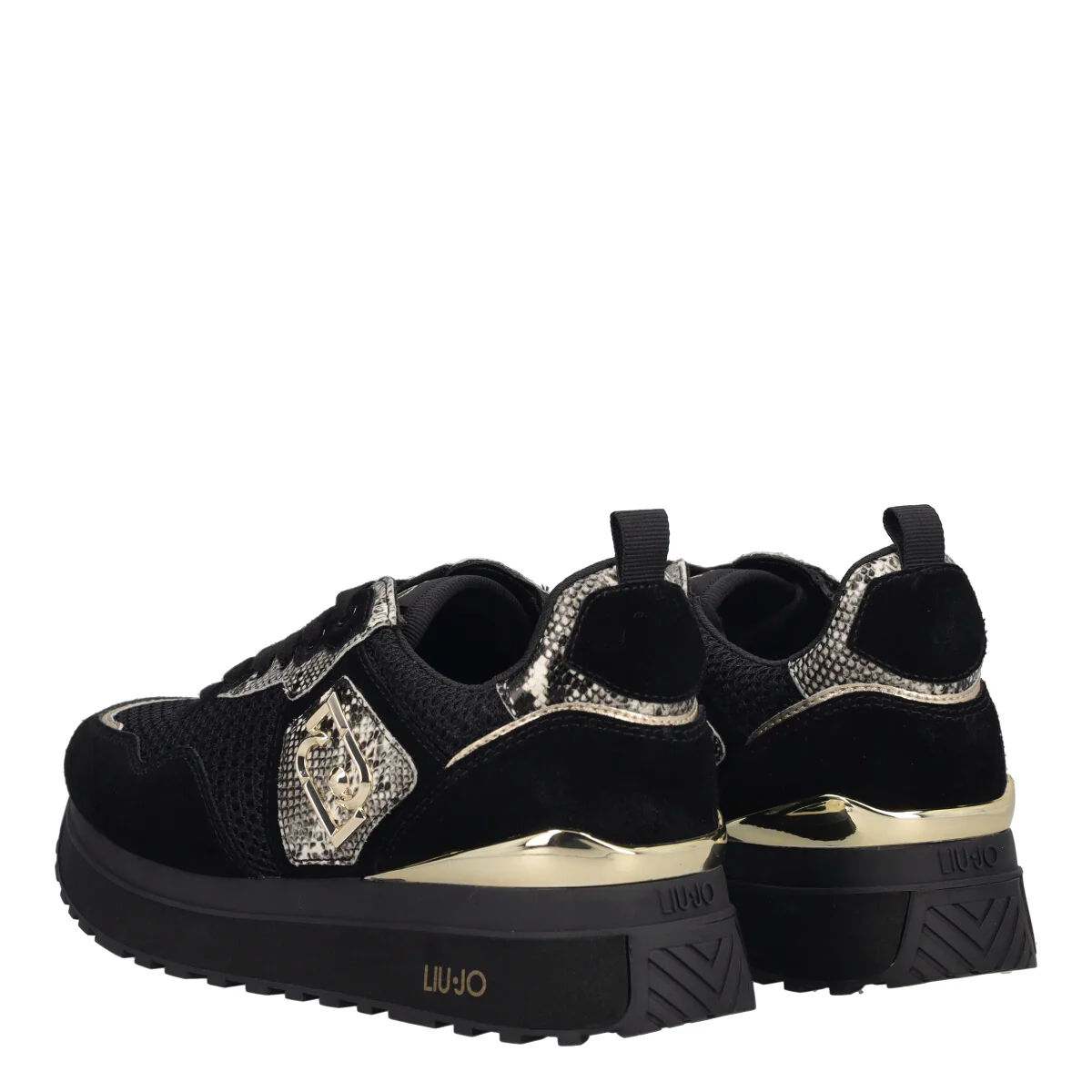 LIU JO MAXI WONDER 01 Sneakers Donna Nere - Image 4