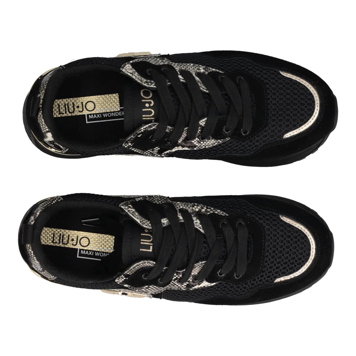 LIU JO MAXI WONDER 01 Sneakers Donna Nere - Image 5
