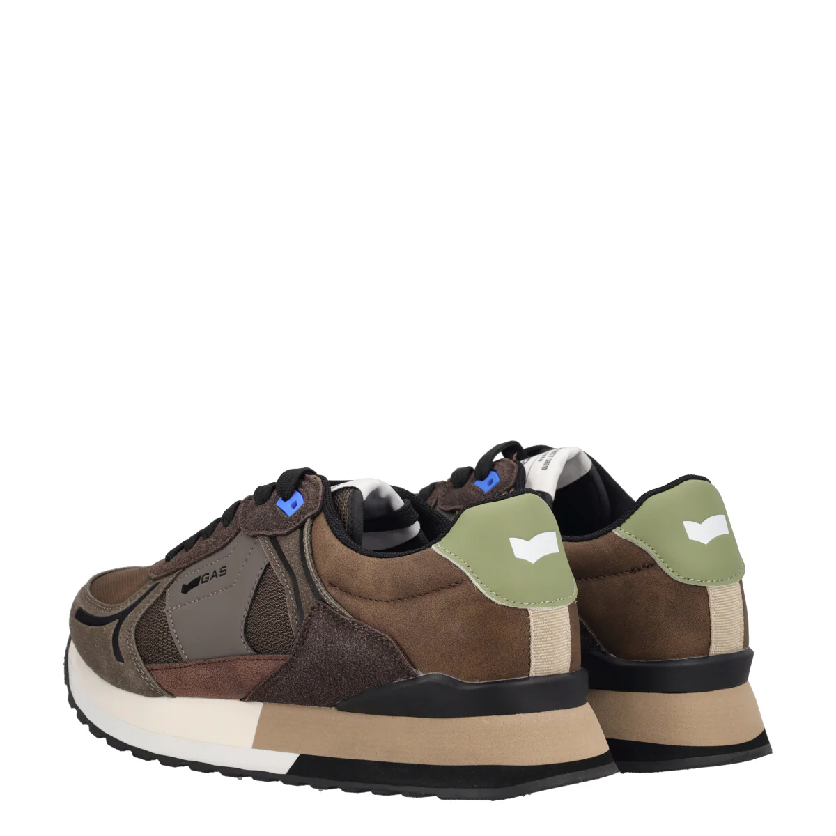 LOGAN MIX Sneakers Uomo Marroni - Image 4