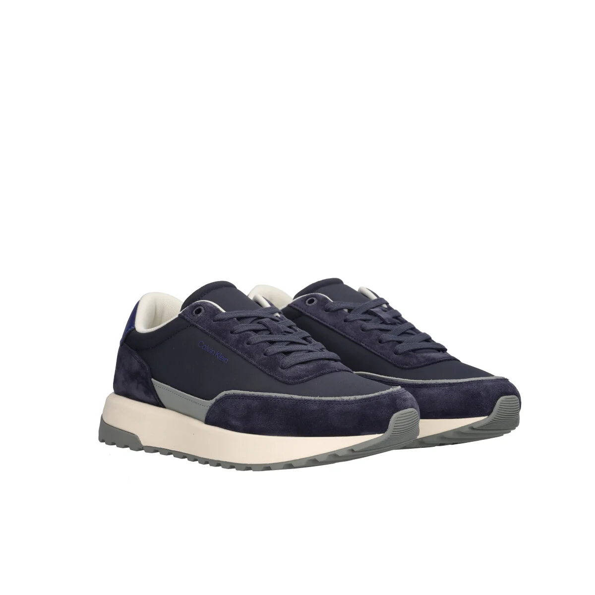 LOW TOP LACE UP REPREVE MIX Sneakers Uomo Blu - Image 3