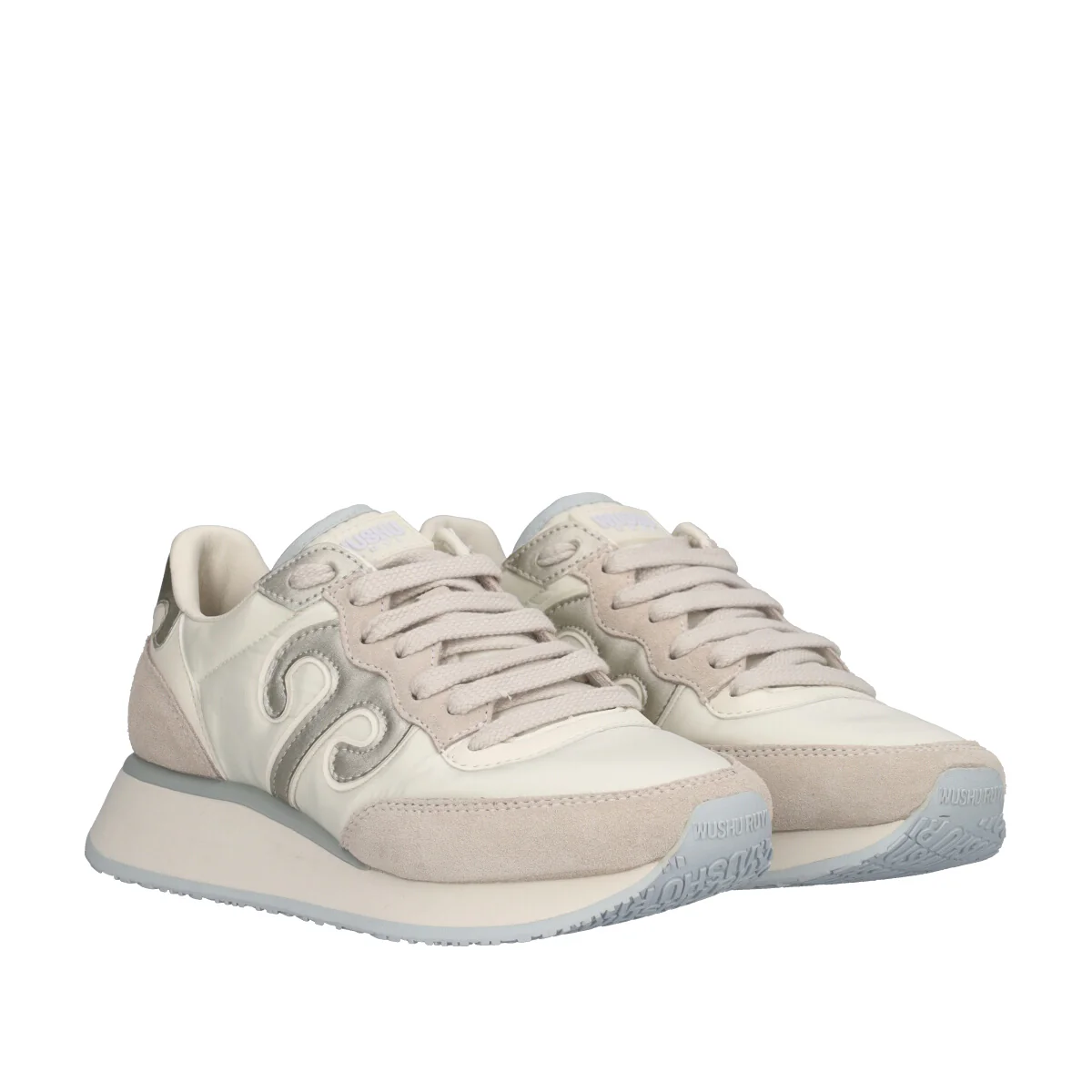 MASTER Sneakers Donna Beige e Off White - Image 3