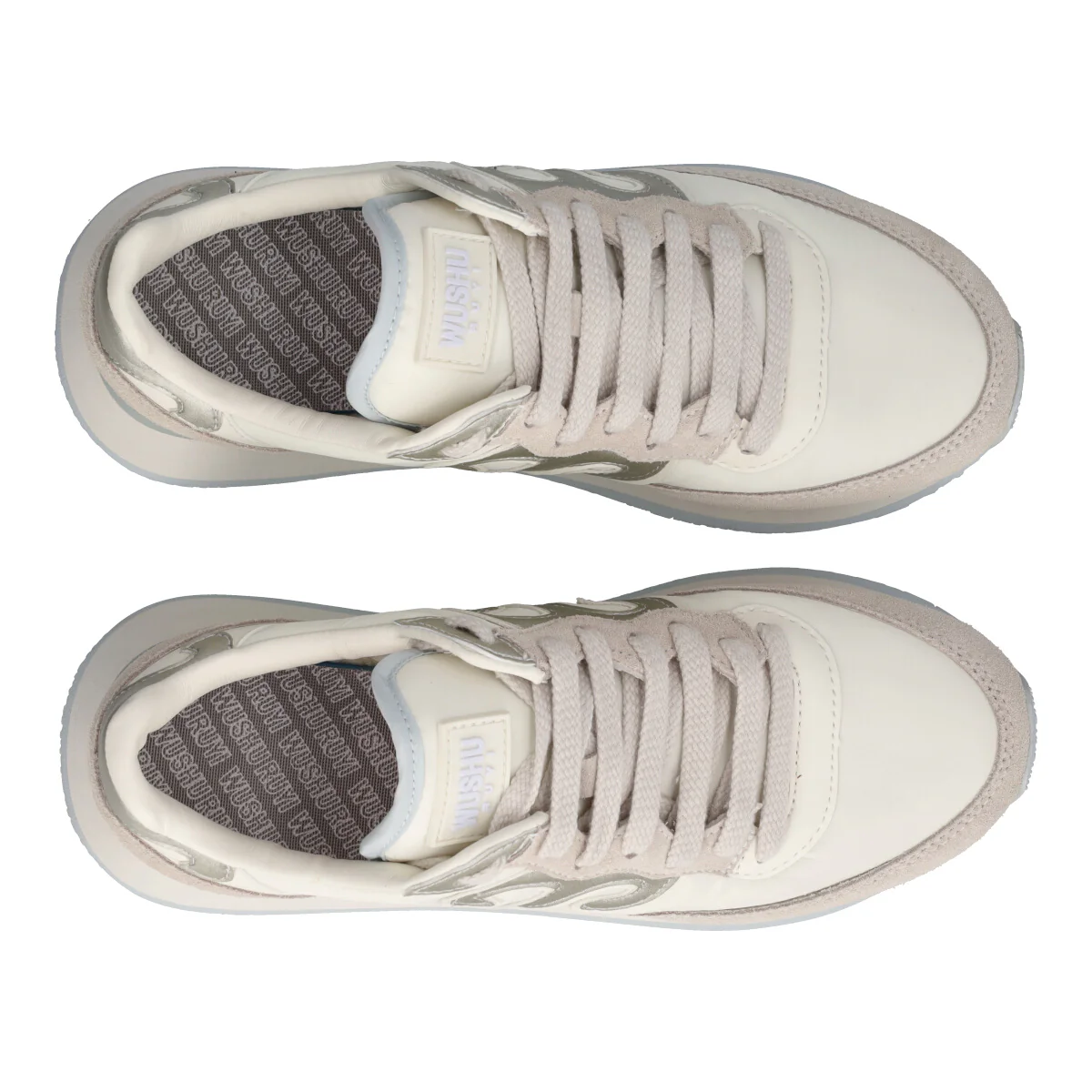 MASTER Sneakers Donna Beige e Off White - Image 5