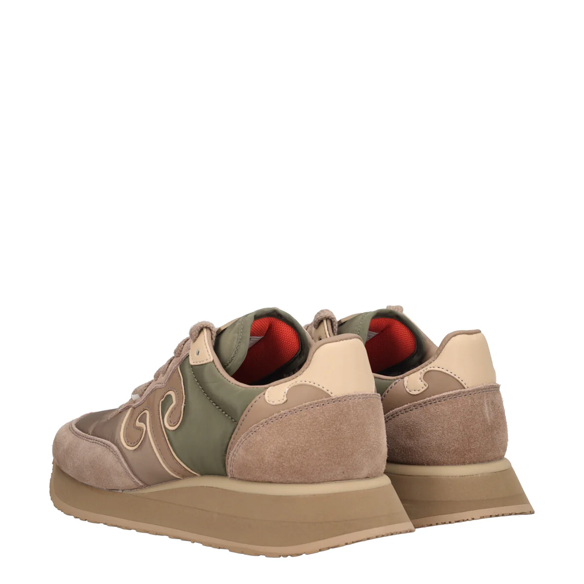 MASTER Sneakers Donna Verdi e Beige - Image 4