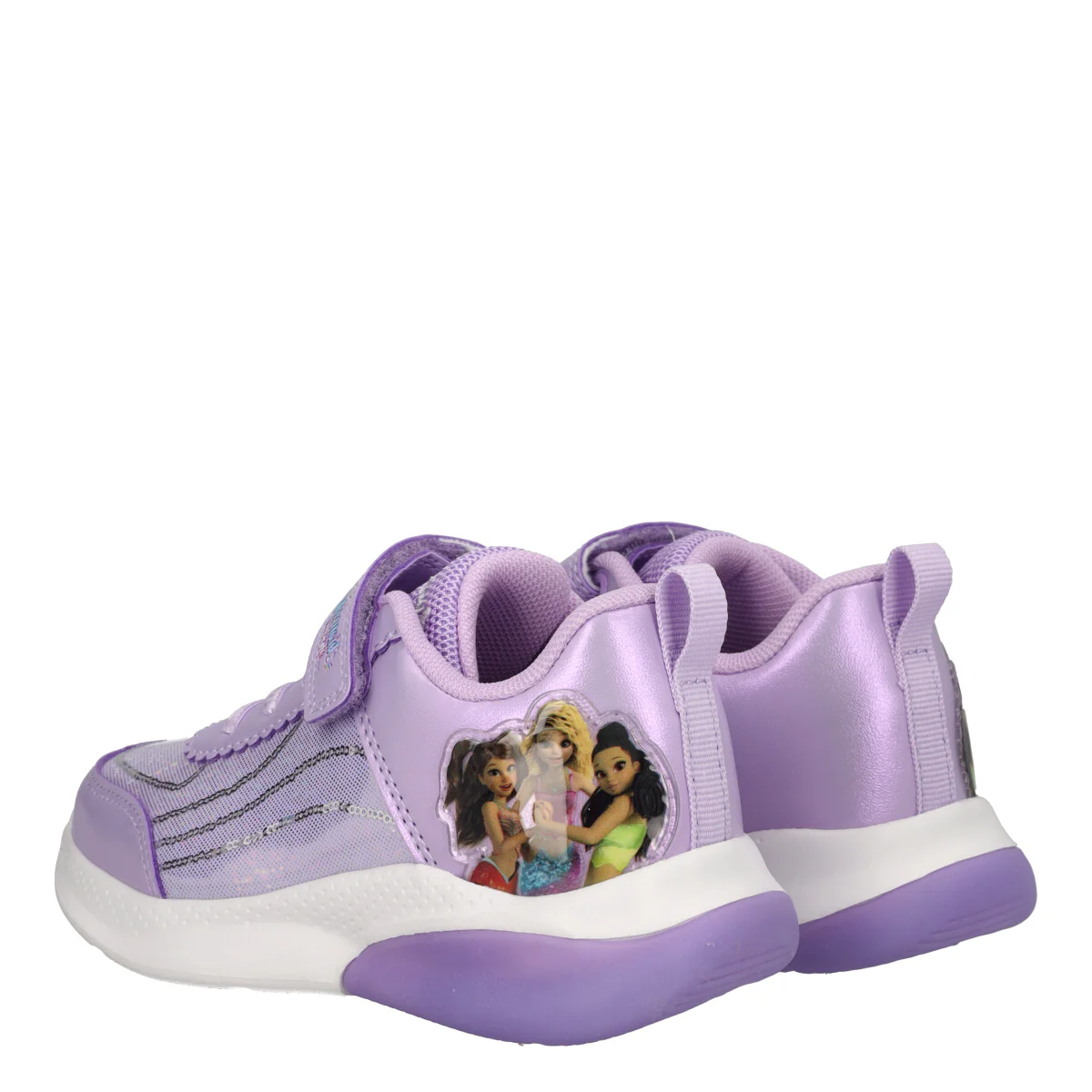 MERMAID B&G LIGHTS Sneakers Bambina Lilla - Image 4