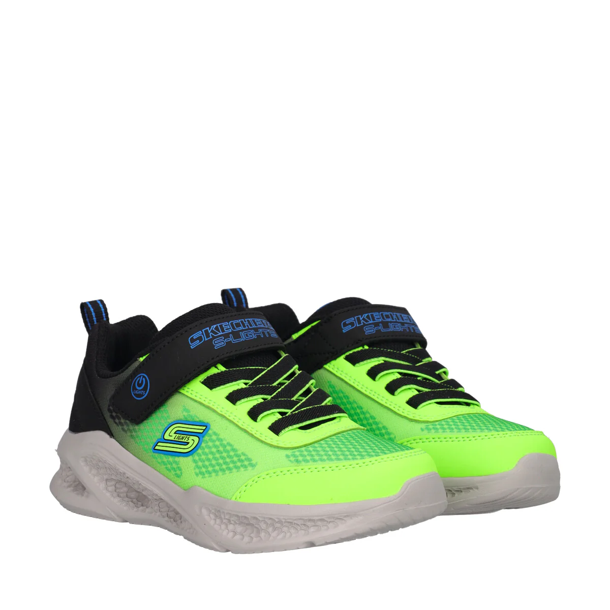 METEOR LIGHTS Sneakers Verde Fluo e Nera - Image 3