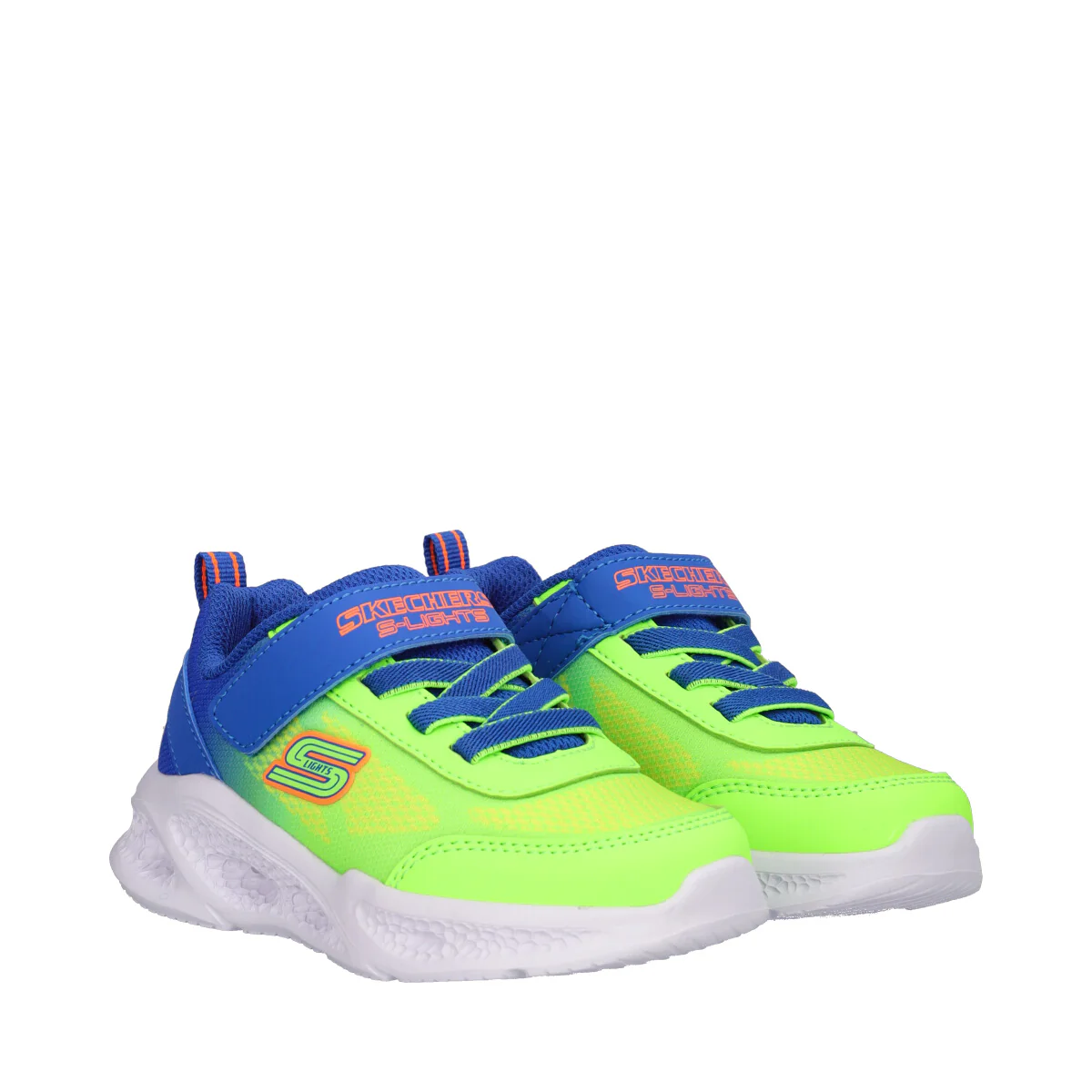 METEOR LIGHTS Sneakers Bambino Verde Fluo e Blu con Luci - Image 3