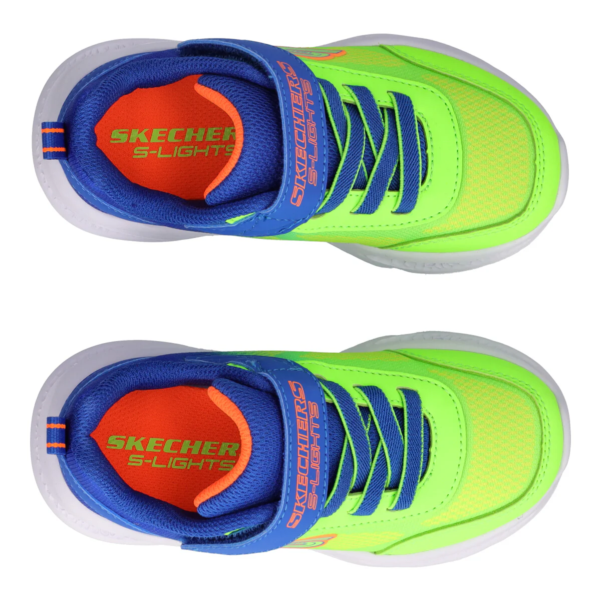 METEOR LIGHTS Sneakers Bambino Verde Fluo e Blu con Luci - Image 5