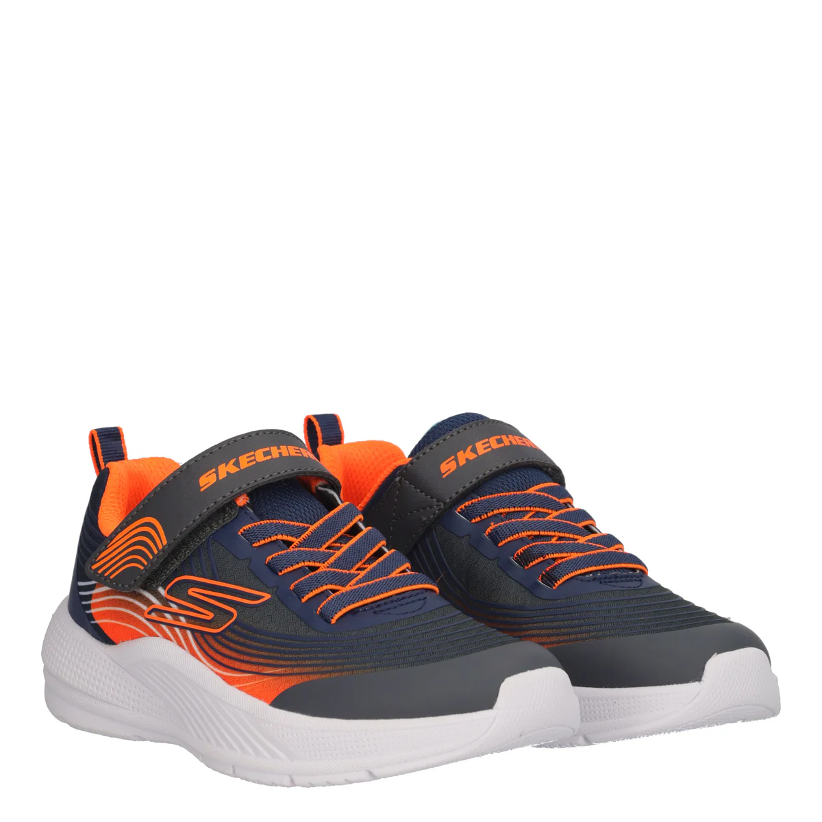 MICROSPEC ADVANCE Sneakers Bambino Blu e Arancione - Image 3