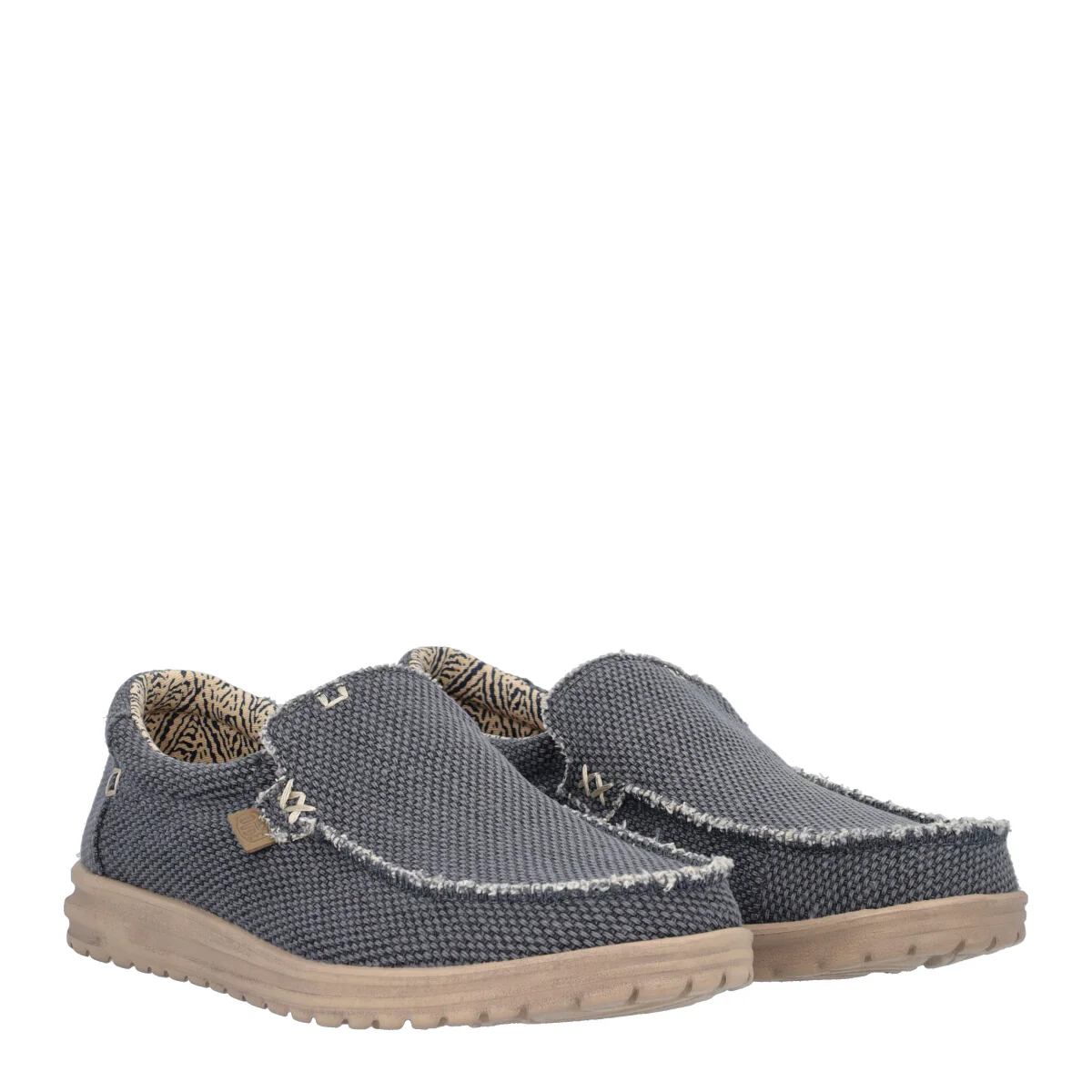 MIKKA BRAIDED Mocassini Slip-on Uomo Blu - Image 3
