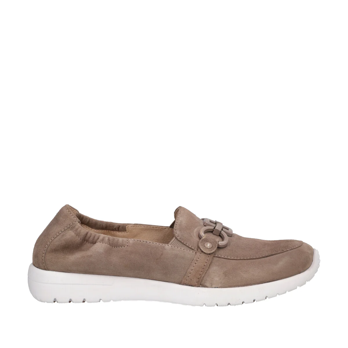 Mocassini Comfort Donna Beige in Pelle