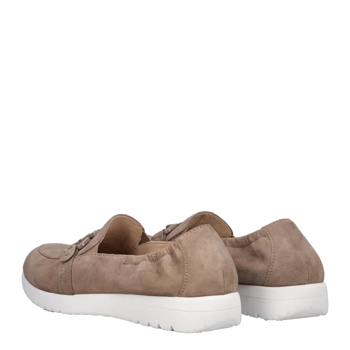 Mocassini Comfort Donna Beige in Pelle - Image 4