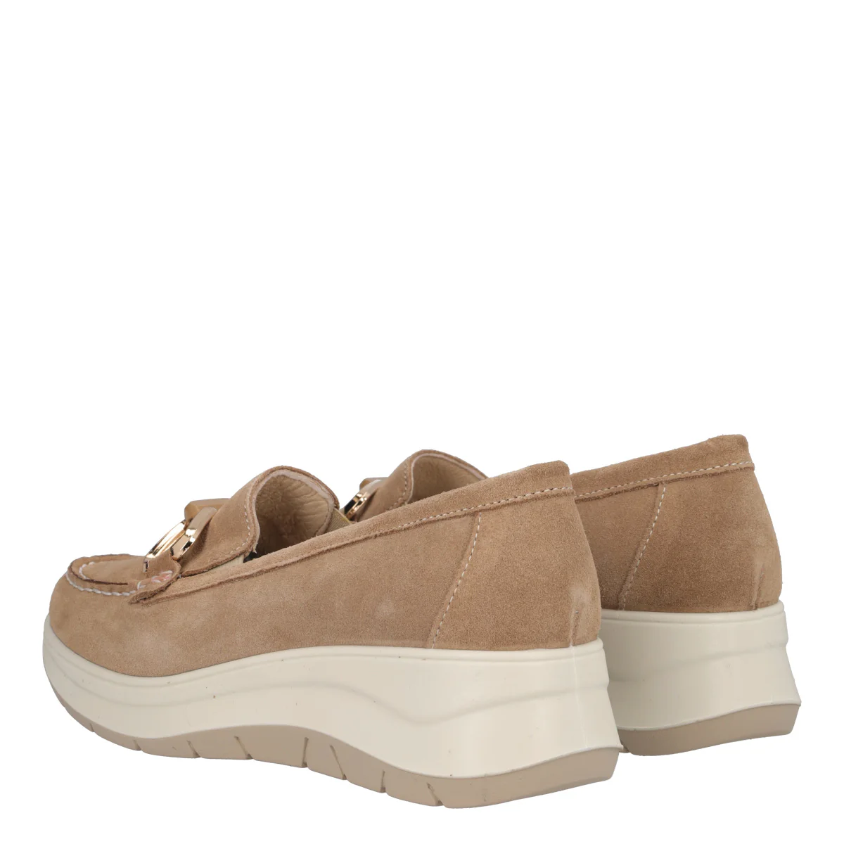 Mocassini Comfort Donna Beige - Image 4