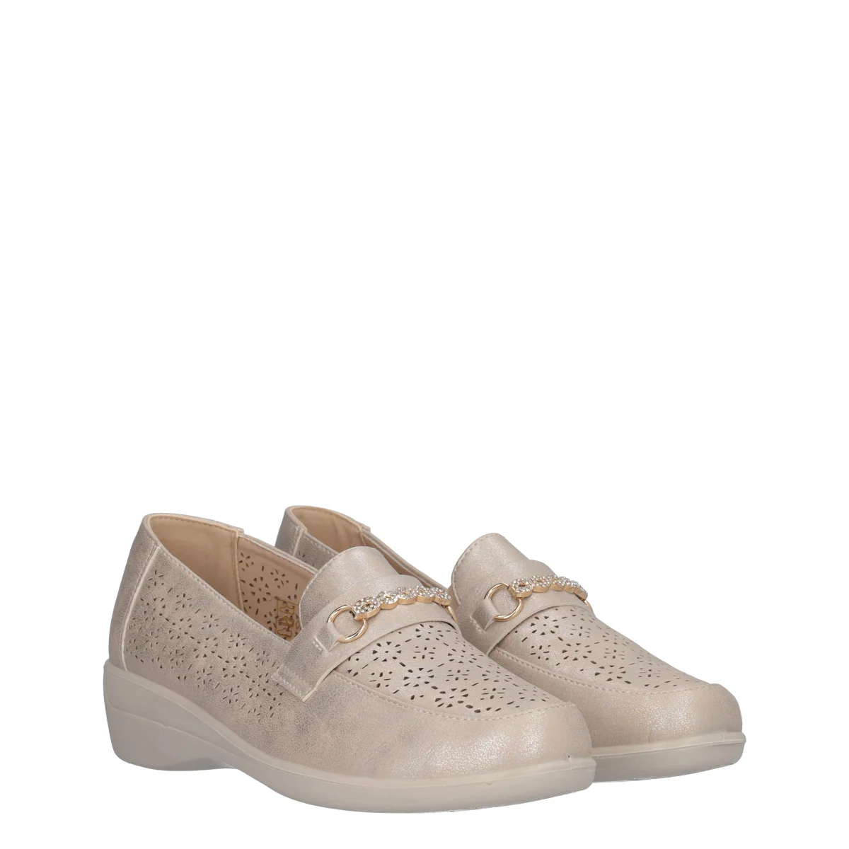 Mocassini Comfort Donna Beige - Image 3
