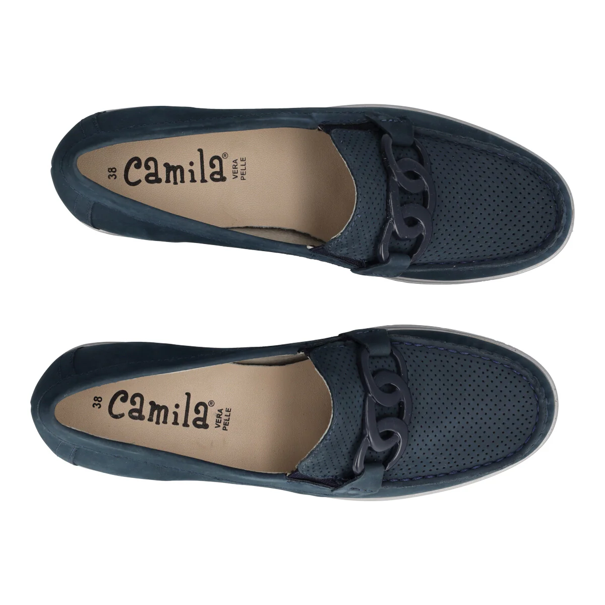 Mocassini Comfort Donna Blu - Image 5