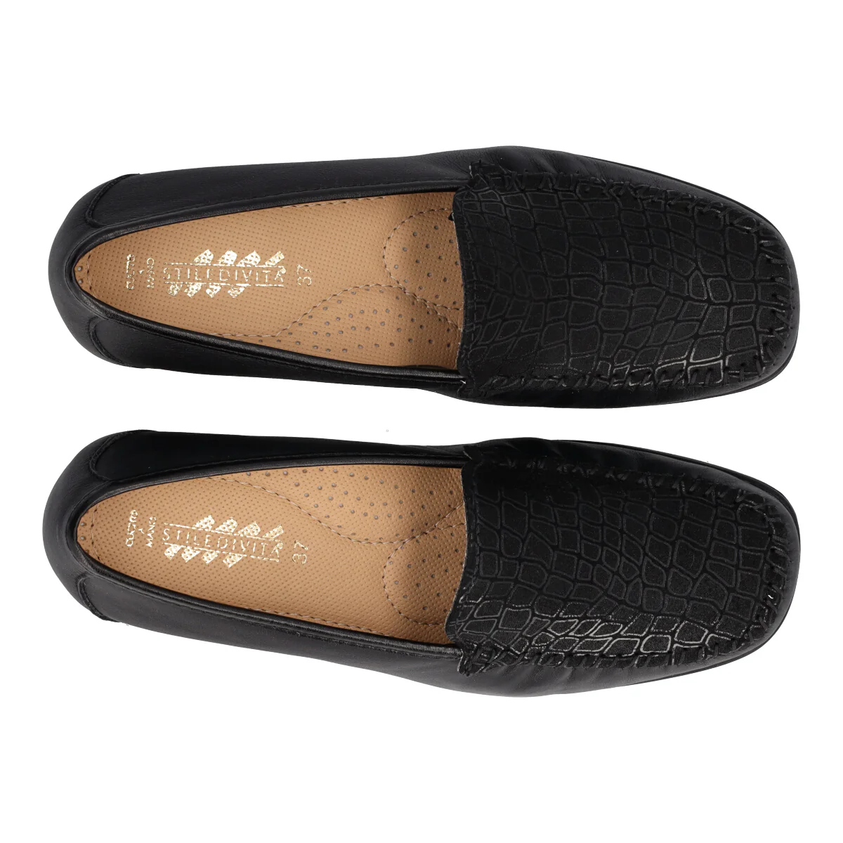 Mocassini Comfort Donna Nere - Image 5
