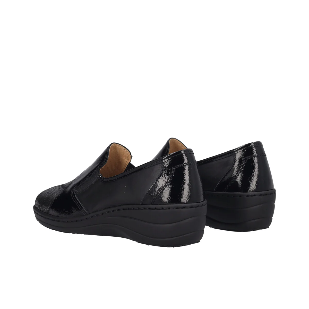 Mocassini Comfort Donna Neri - Image 4