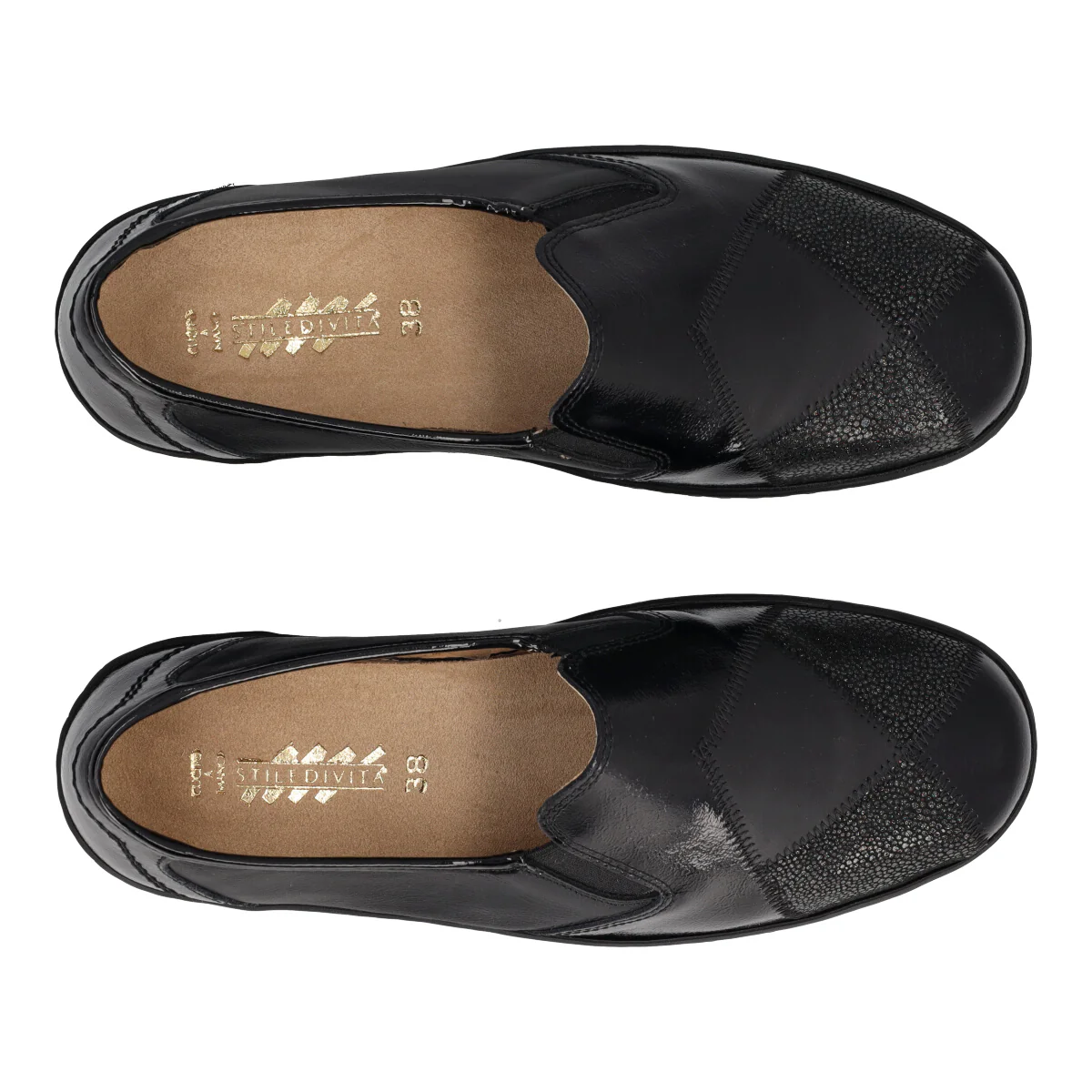 Mocassini Comfort Donna Neri - Image 5