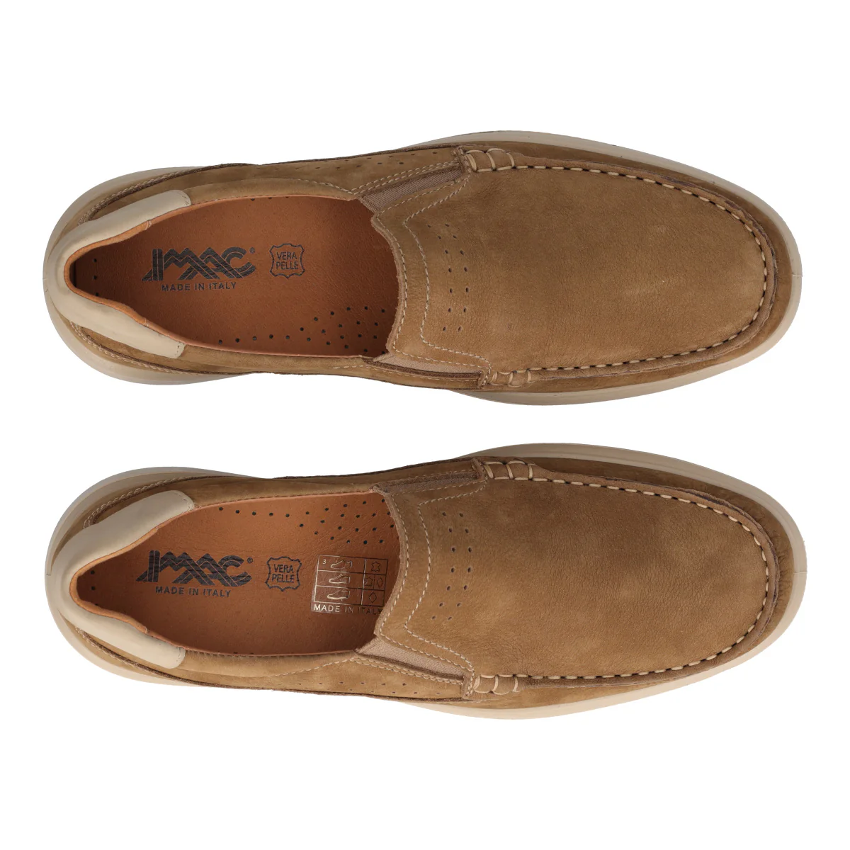 Mocassini Comfort Uomo Taupe - Image 5
