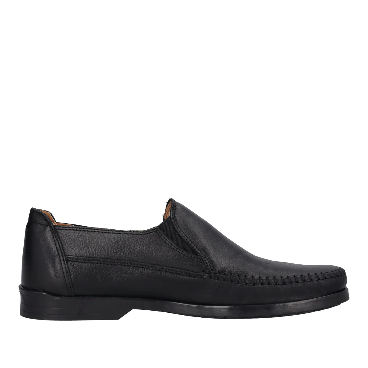 Mocassini Comfort Uomo Neri in Pelle - Image 2