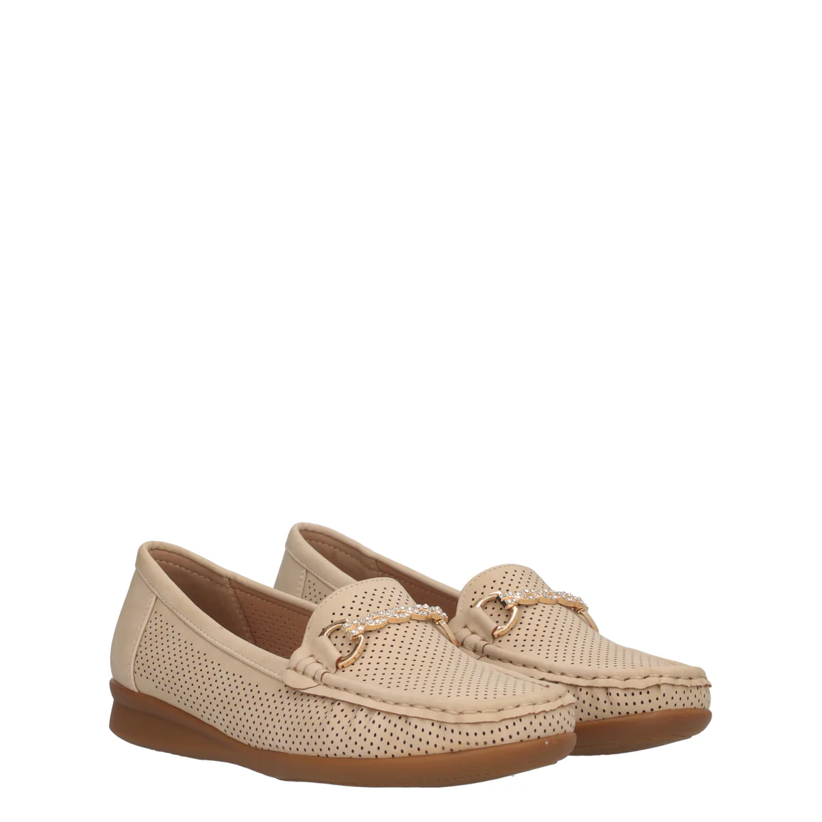 Mocassini Donna Beige - Image 3