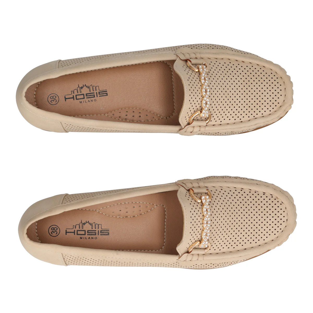 Mocassini Donna Beige - Image 5